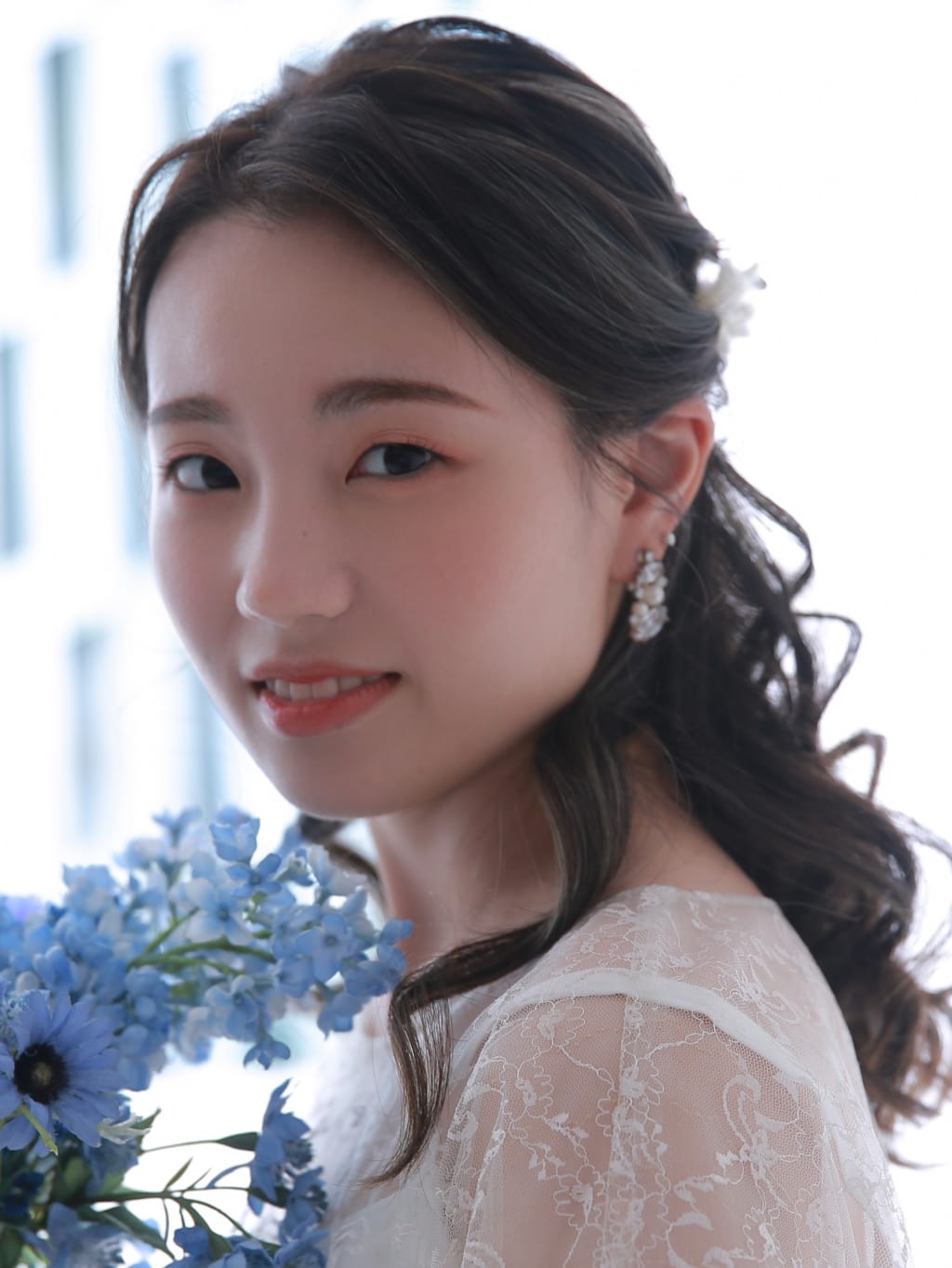 洋装ヘアスタイル | デコルテフォトグラフィー | 前撮り・フォトウェディング