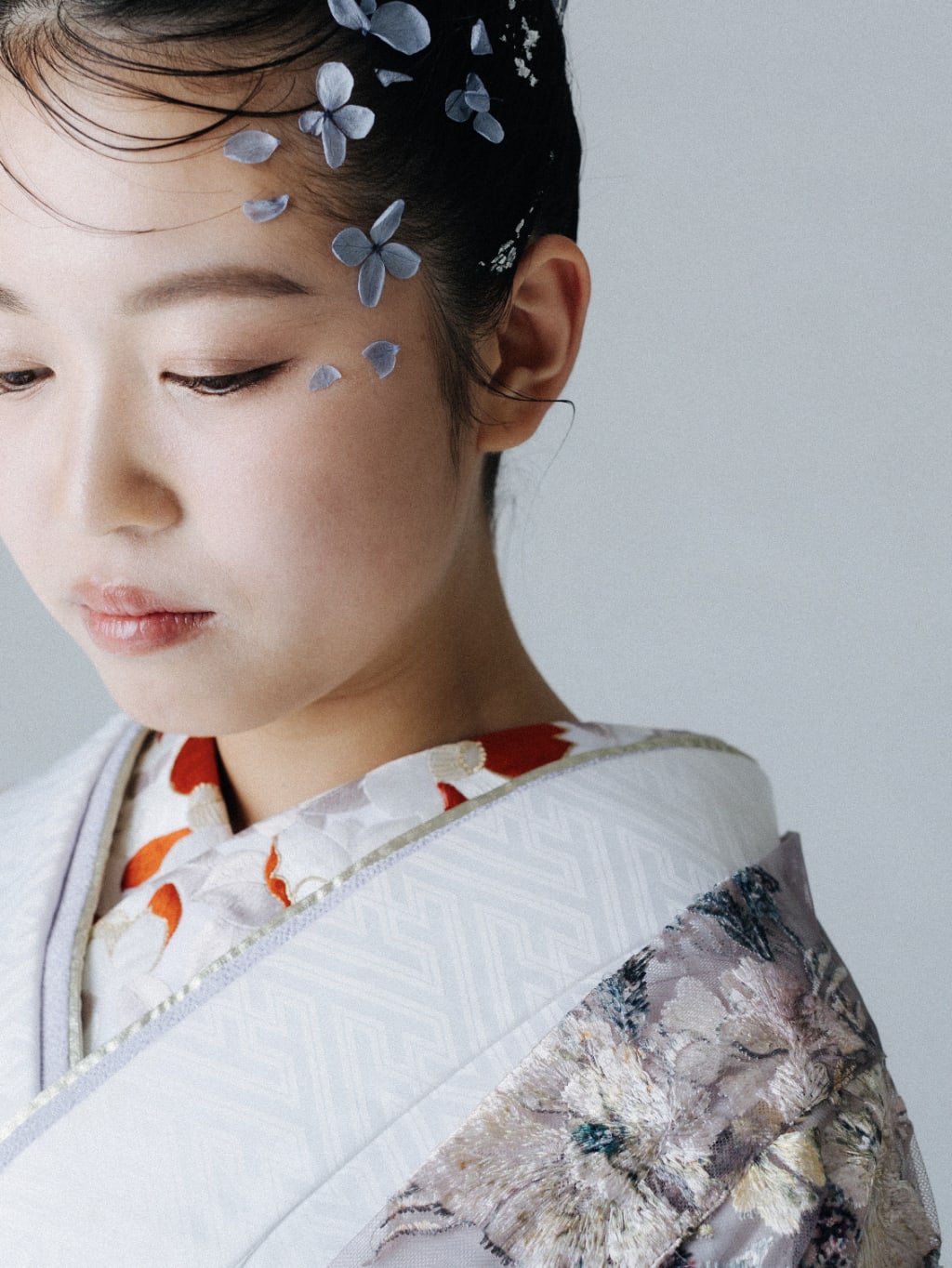 レース着物 × カチモリヘア | デコルテフォトグラフィー | 前撮り・フォトウェディング