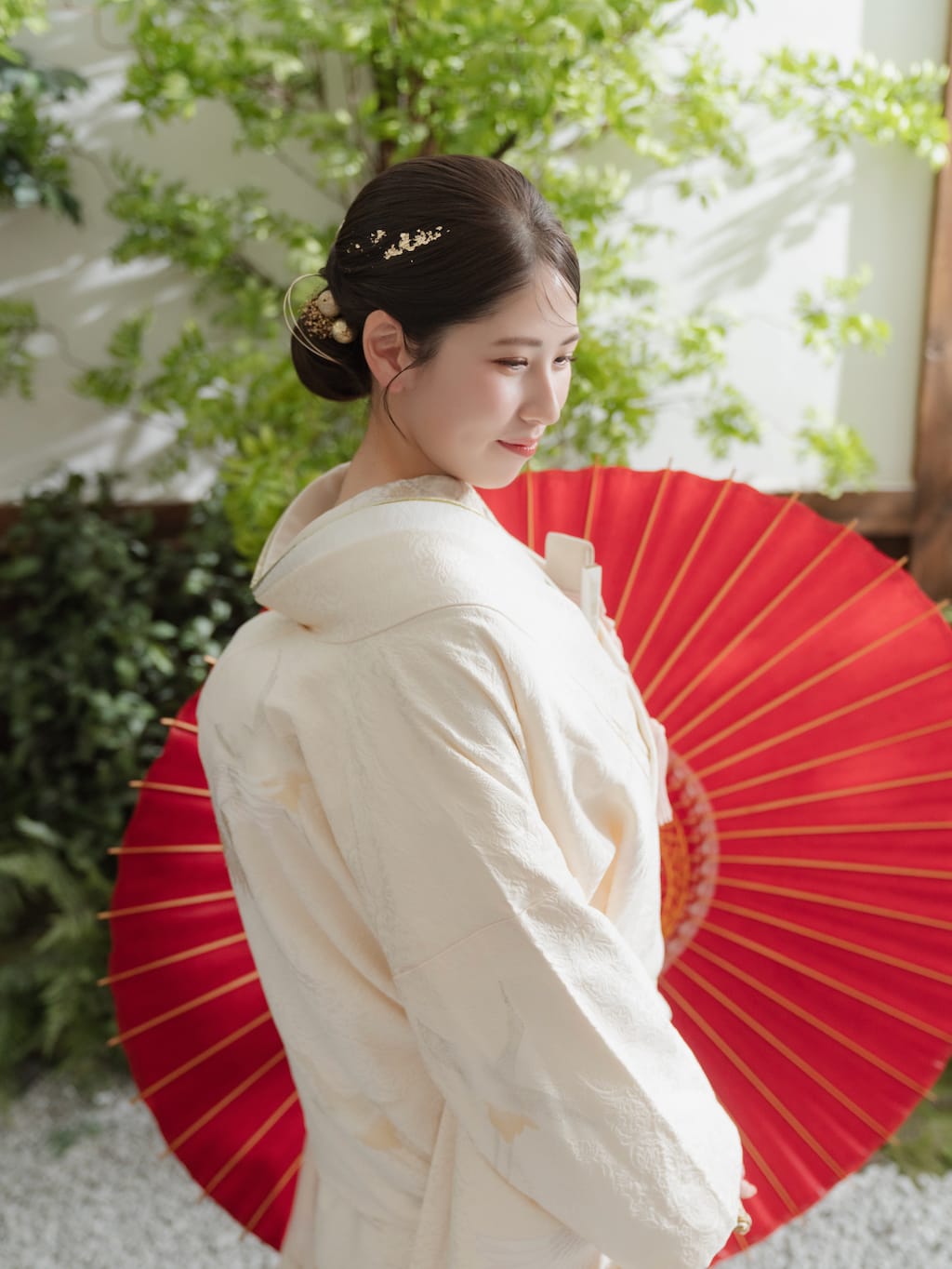 白無垢 × 水引 × 金箔 | デコルテフォトグラフィー | 前撮り・フォトウェディング