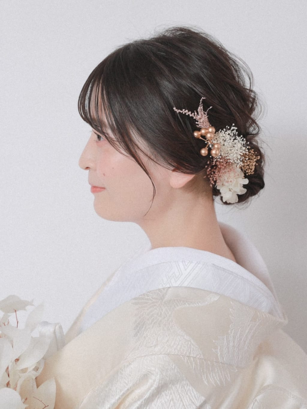 和装ヘアスタイル | デコルテフォトグラフィー | 前撮り・フォトウェディング