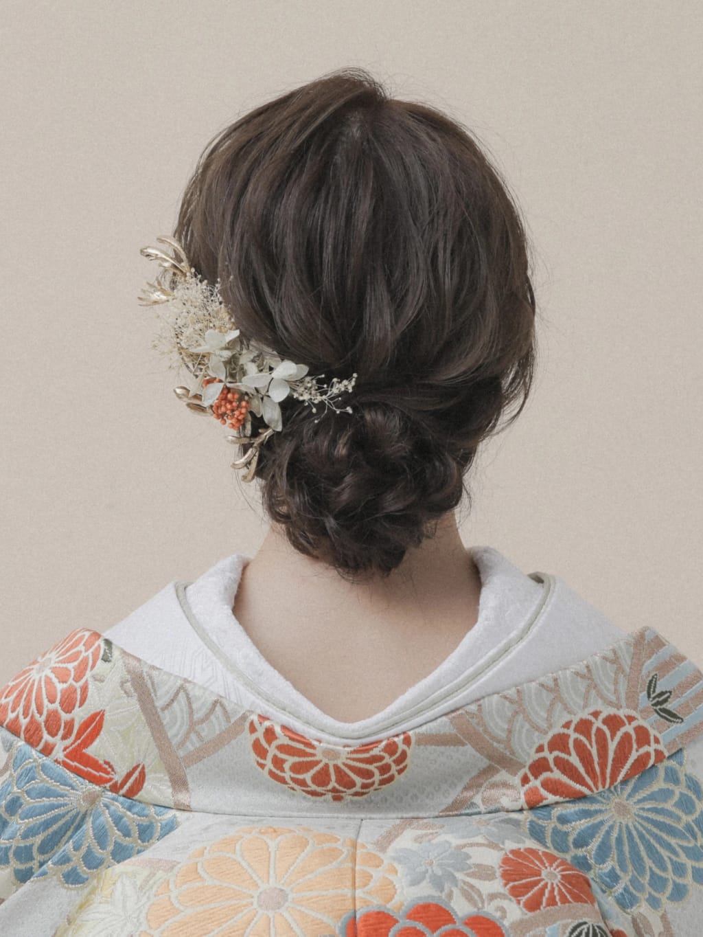 和装ヘアスタイル | デコルテフォトグラフィー | 前撮り・フォトウェディング