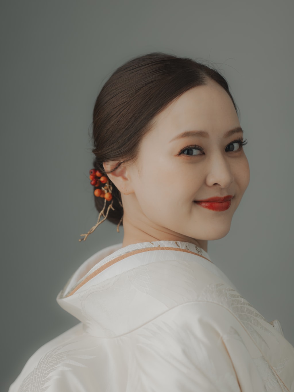 和装シニヨン | デコルテフォトグラフィー | 前撮り・フォトウェディング