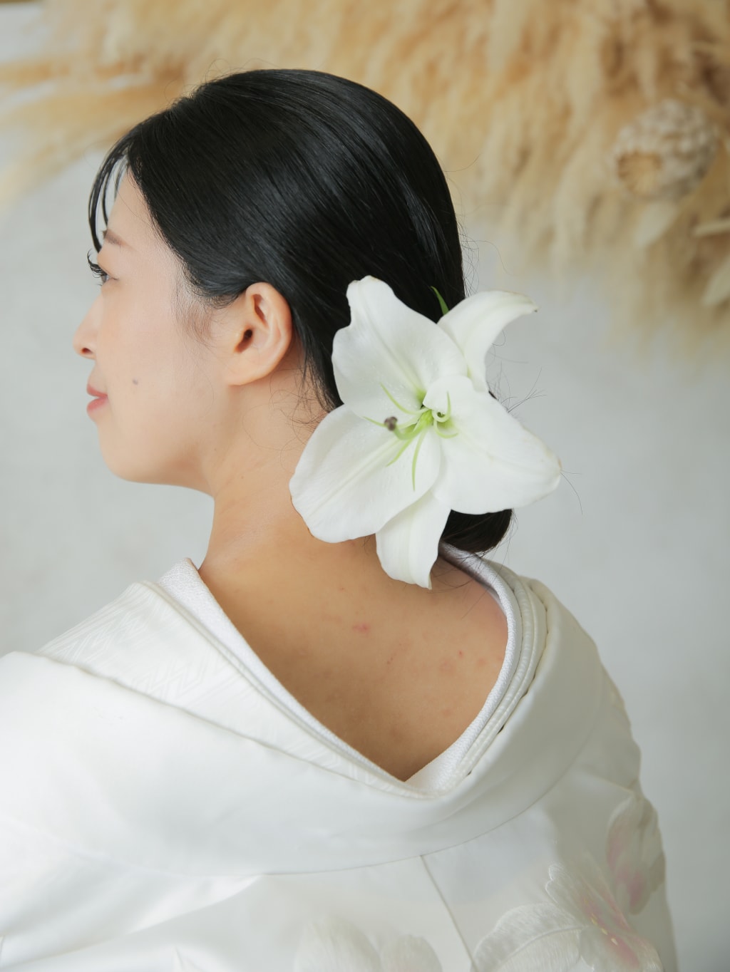 和装ヘアスタイル | デコルテフォトグラフィー | 前撮り・フォトウェディング