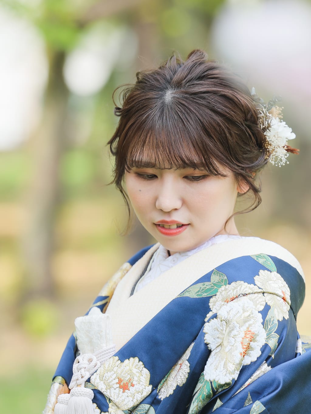 和装ヘアスタイル | デコルテフォトグラフィー | 前撮り・フォトウェディング