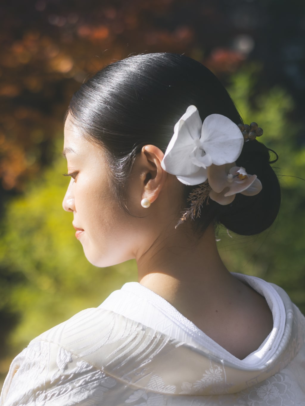 つるっとシニヨン | デコルテフォトグラフィー | 前撮り・フォトウェディング