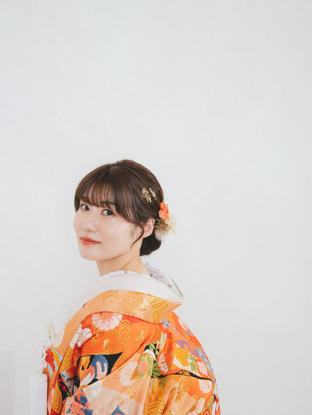 和装ヘアスタイル | デコルテフォトグラフィー | 前撮り・フォトウェディング