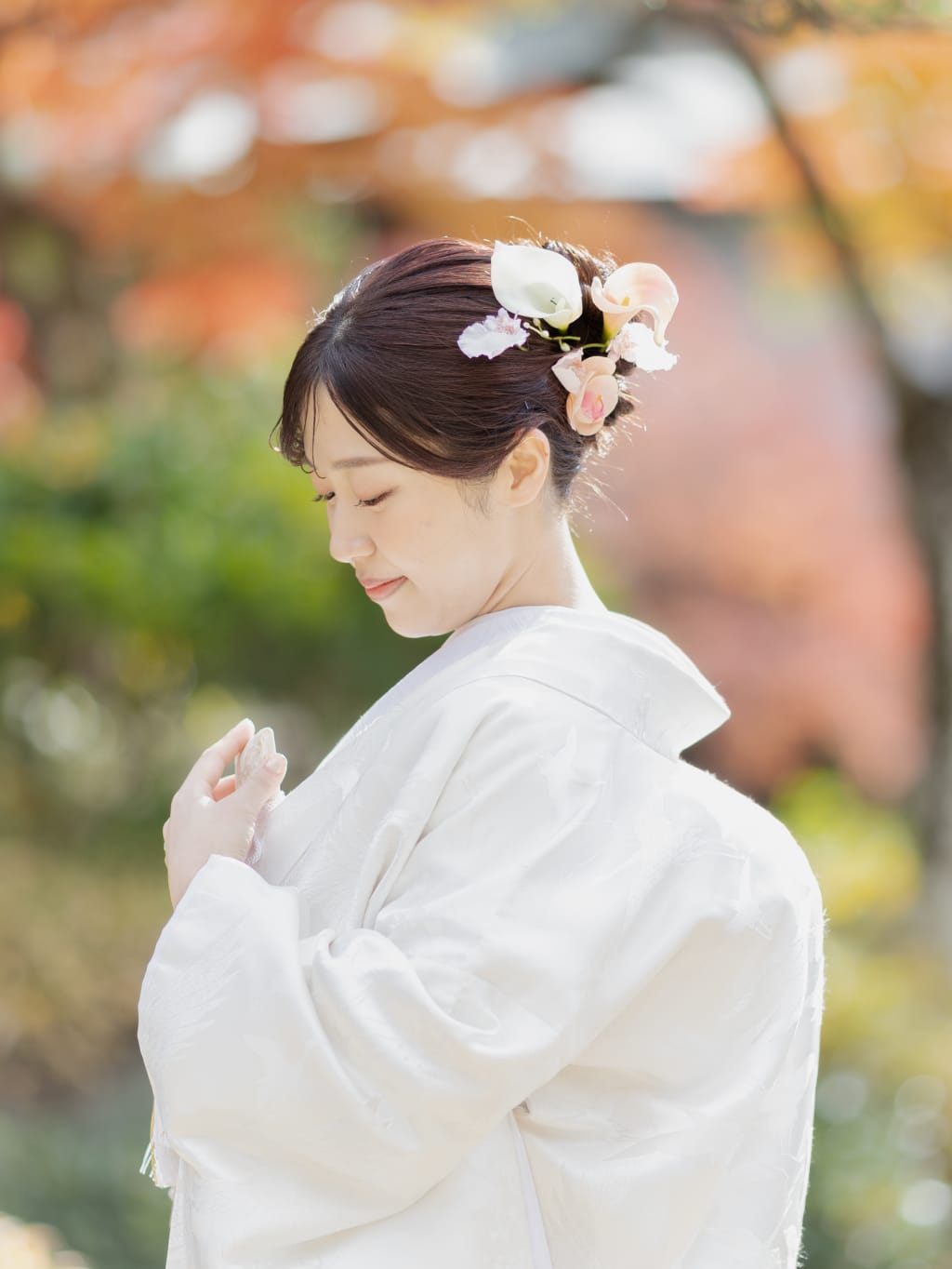 ねじねじアップスタイル | デコルテフォトグラフィー | 前撮り・フォトウェディング