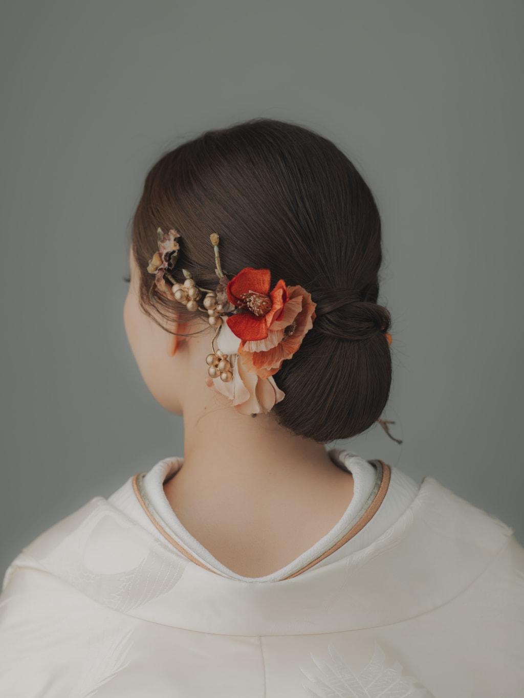 和装シニヨン | デコルテフォトグラフィー | 前撮り・フォトウェディング