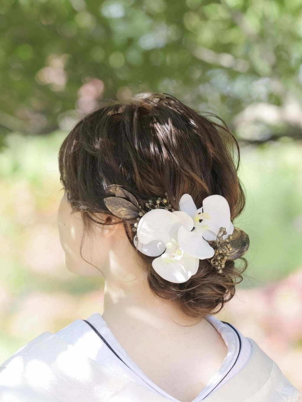 和装ヘアスタイル | デコルテフォトグラフィー | 前撮り・フォトウェディング