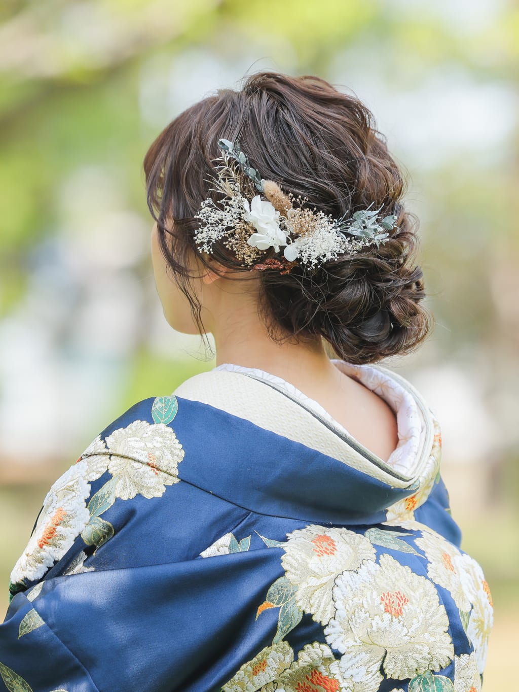 和装ヘアスタイル | デコルテフォトグラフィー | 前撮り・フォトウェディング