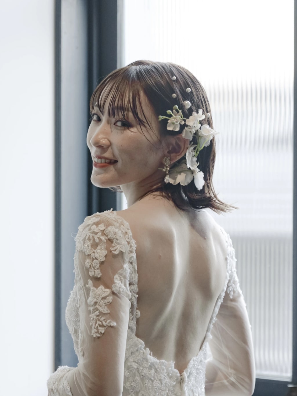 ボブヘアアレンジ | デコルテフォトグラフィー | 前撮り・フォトウェディング