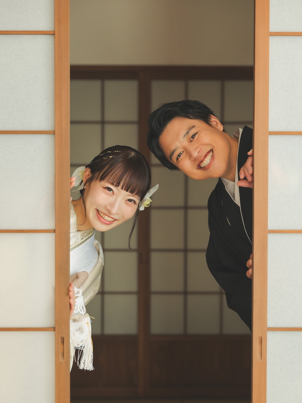 和装綺麗めシニヨン | デコルテフォトグラフィー | 前撮り・フォトウェディング