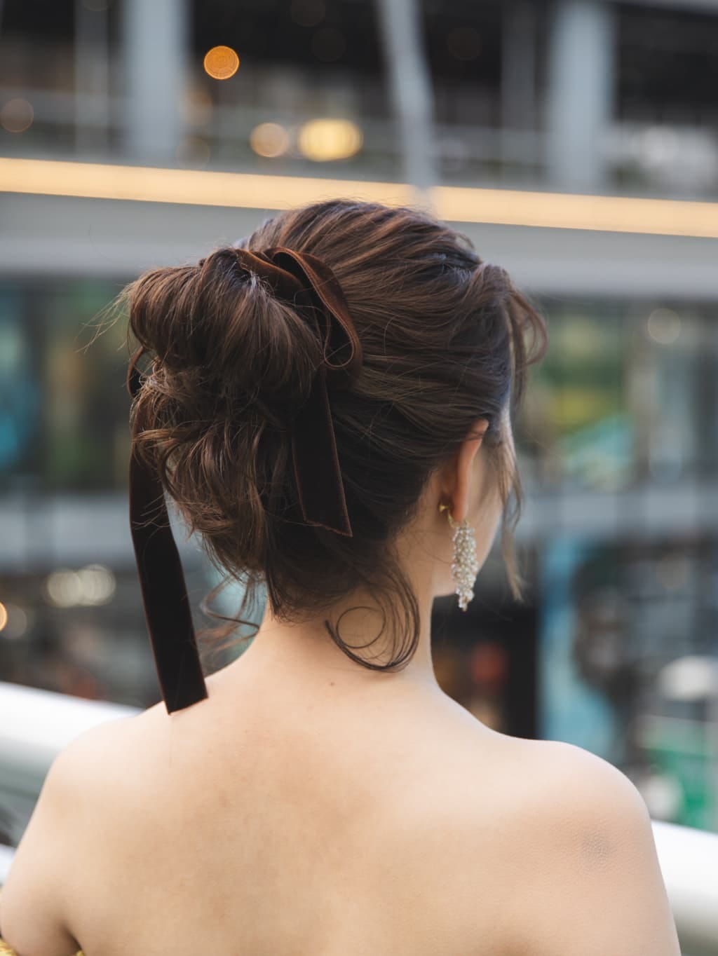 洋装アップスタイル | デコルテフォトグラフィー | 前撮り・フォトウェディング