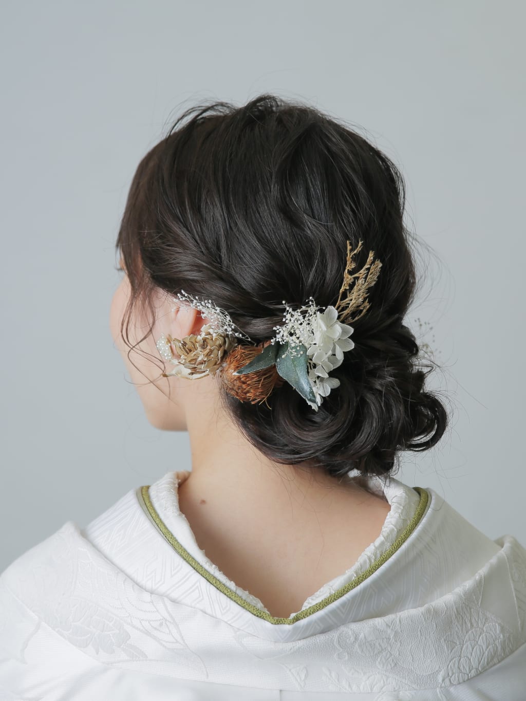 和装ヘアスタイル | デコルテフォトグラフィー | 前撮り・フォトウェディング