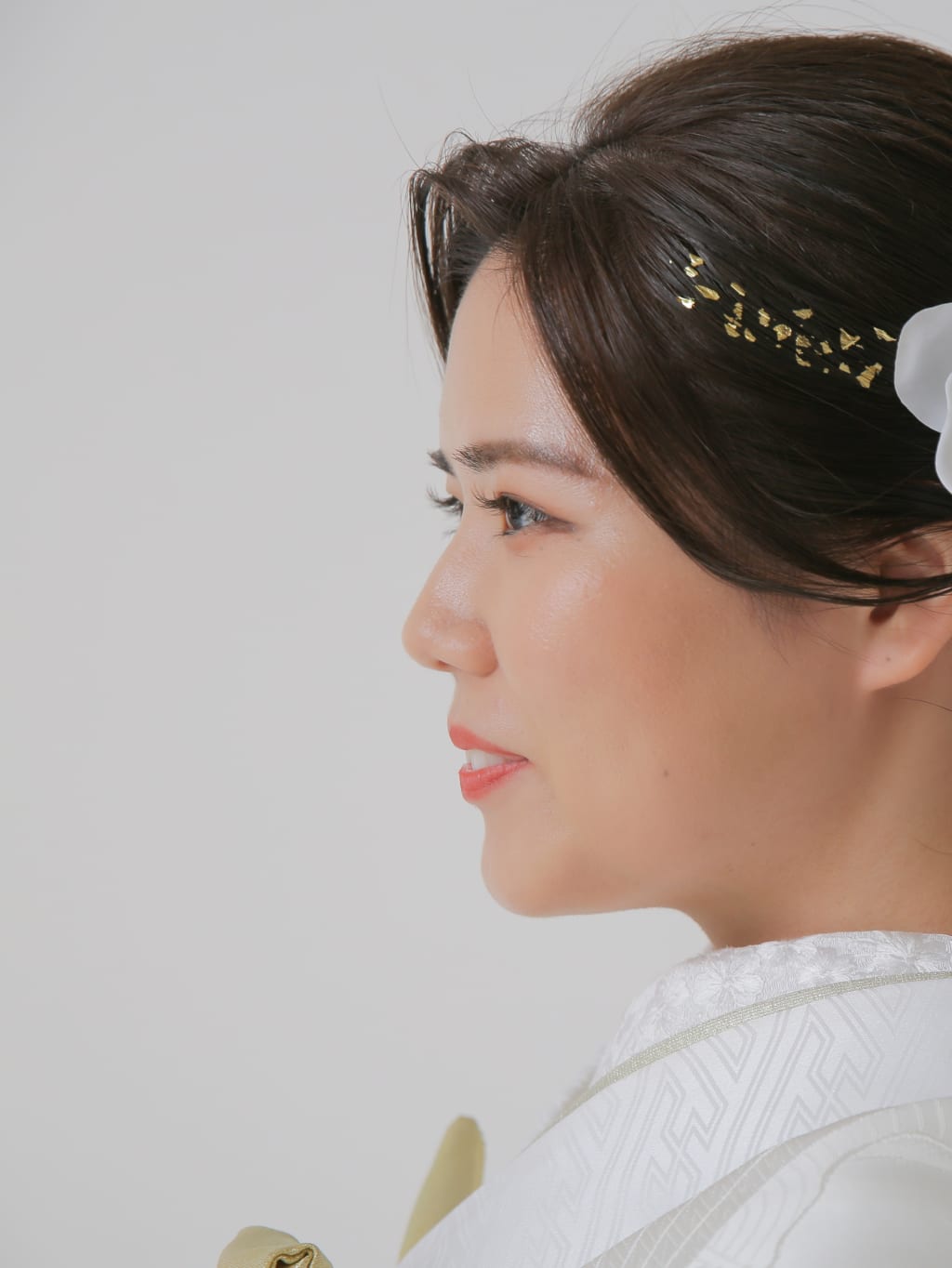 和装ヘアスタイル | デコルテフォトグラフィー | 前撮り・フォトウェディング