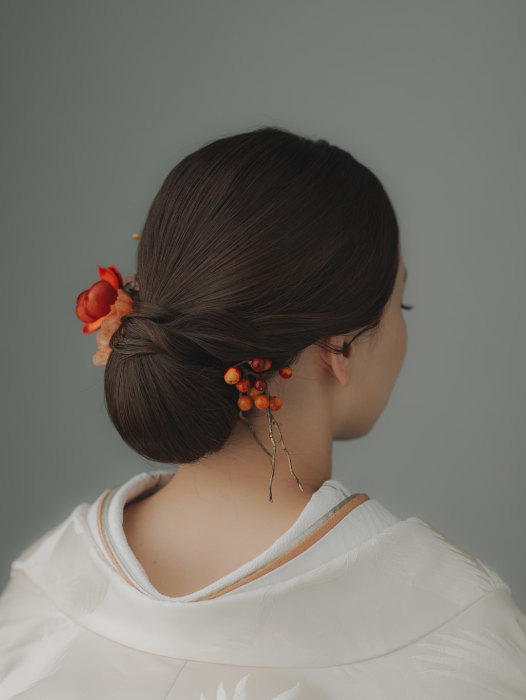 和装シニヨン | デコルテフォトグラフィー | 前撮り・フォトウェディング