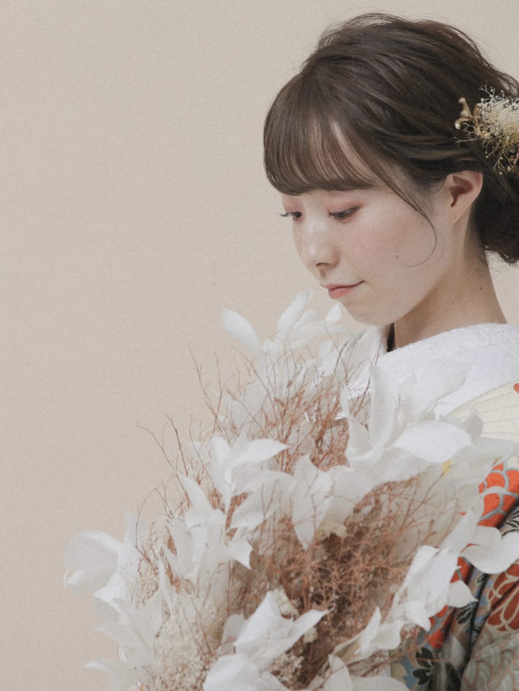 和装ヘアスタイル | デコルテフォトグラフィー | 前撮り・フォトウェディング