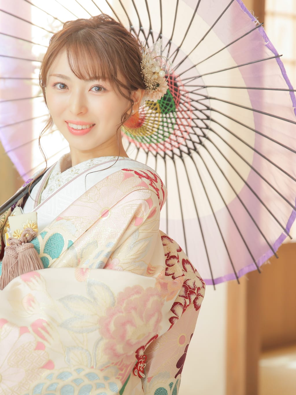 和装ヘアスタイル | デコルテフォトグラフィー | 前撮り・フォトウェディング