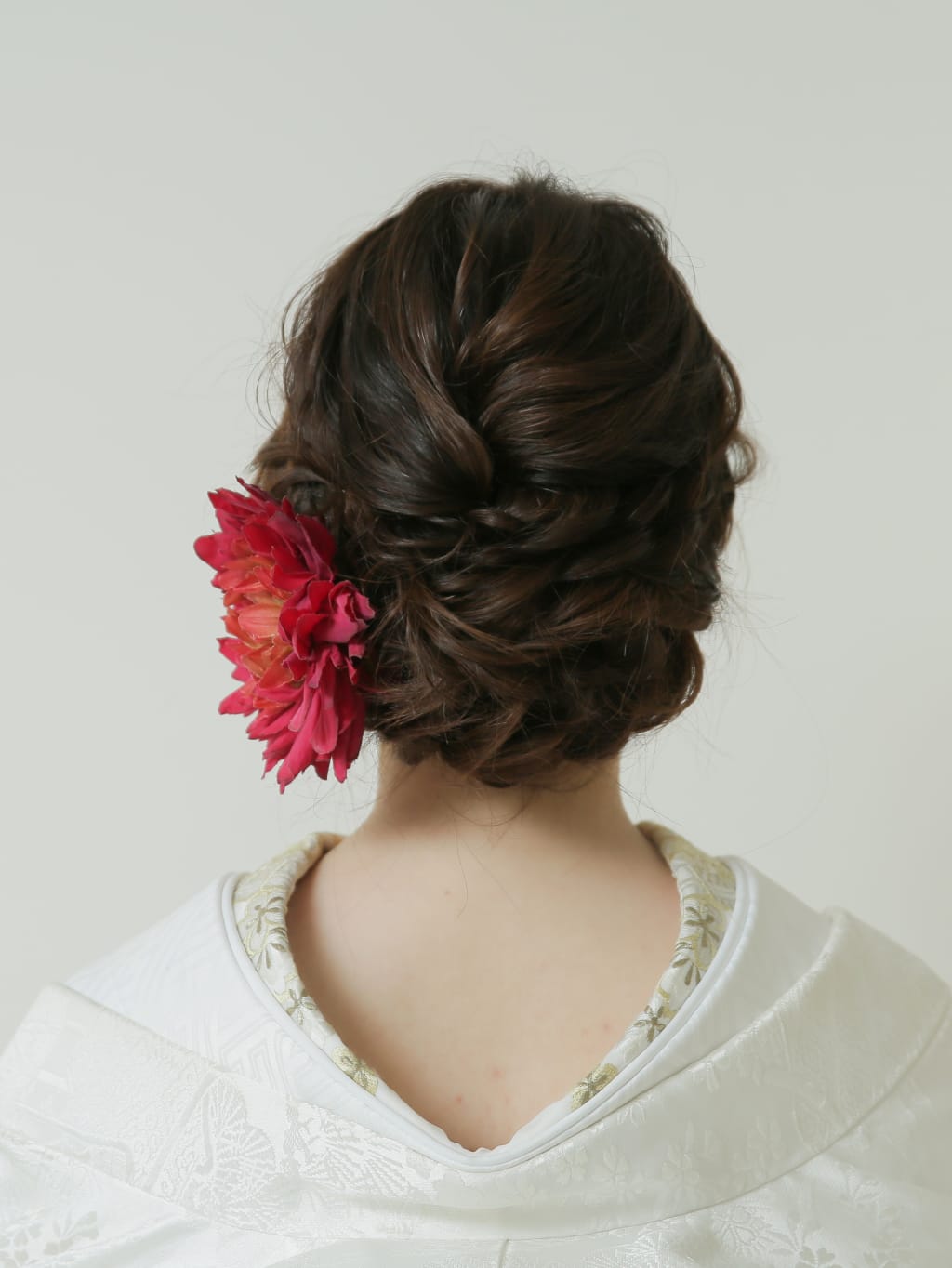 和装ヘアスタイル | デコルテフォトグラフィー | 前撮り・フォトウェディング