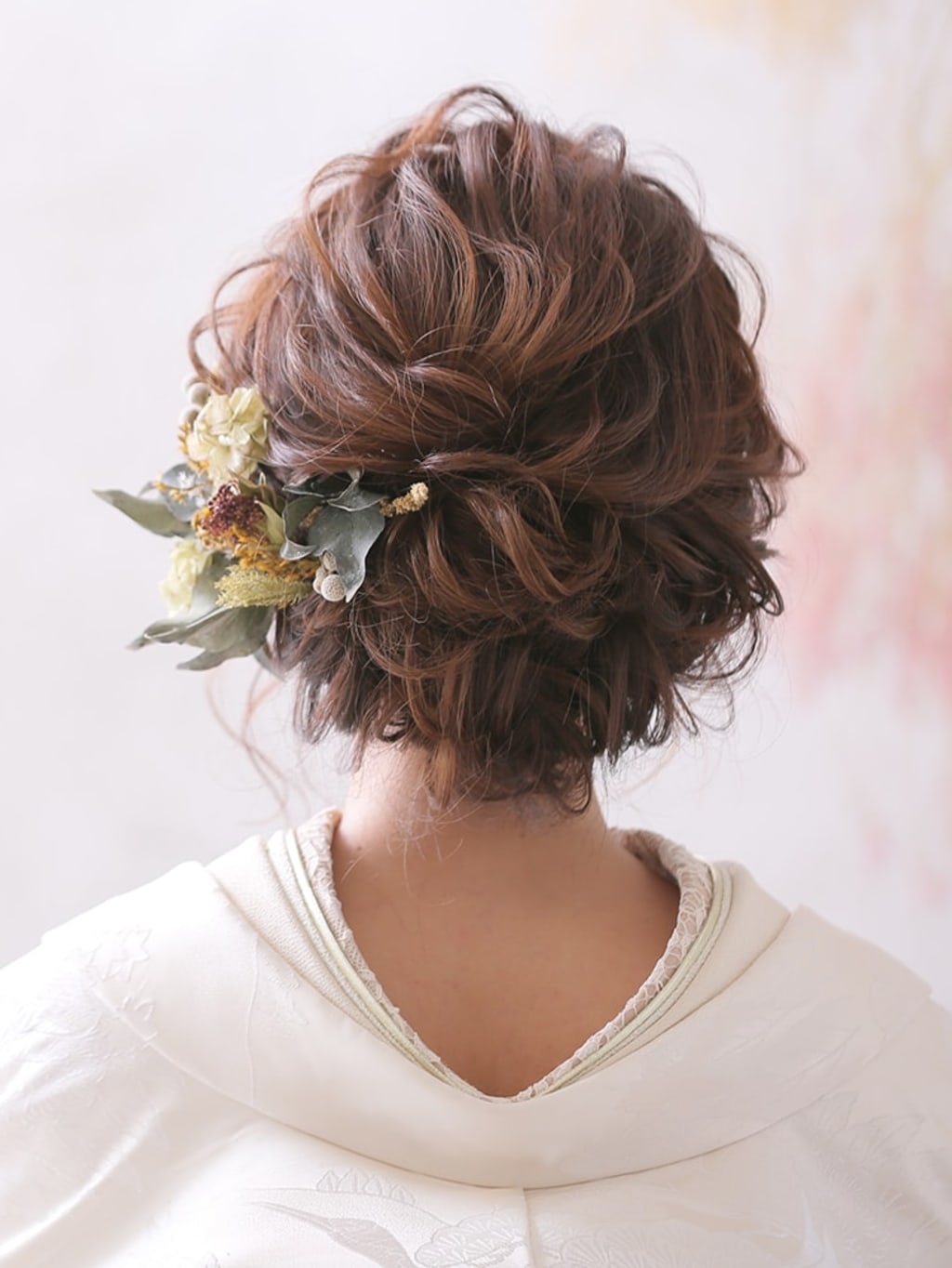 和装ヘアスタイル | デコルテフォトグラフィー | 前撮り・フォトウェディング