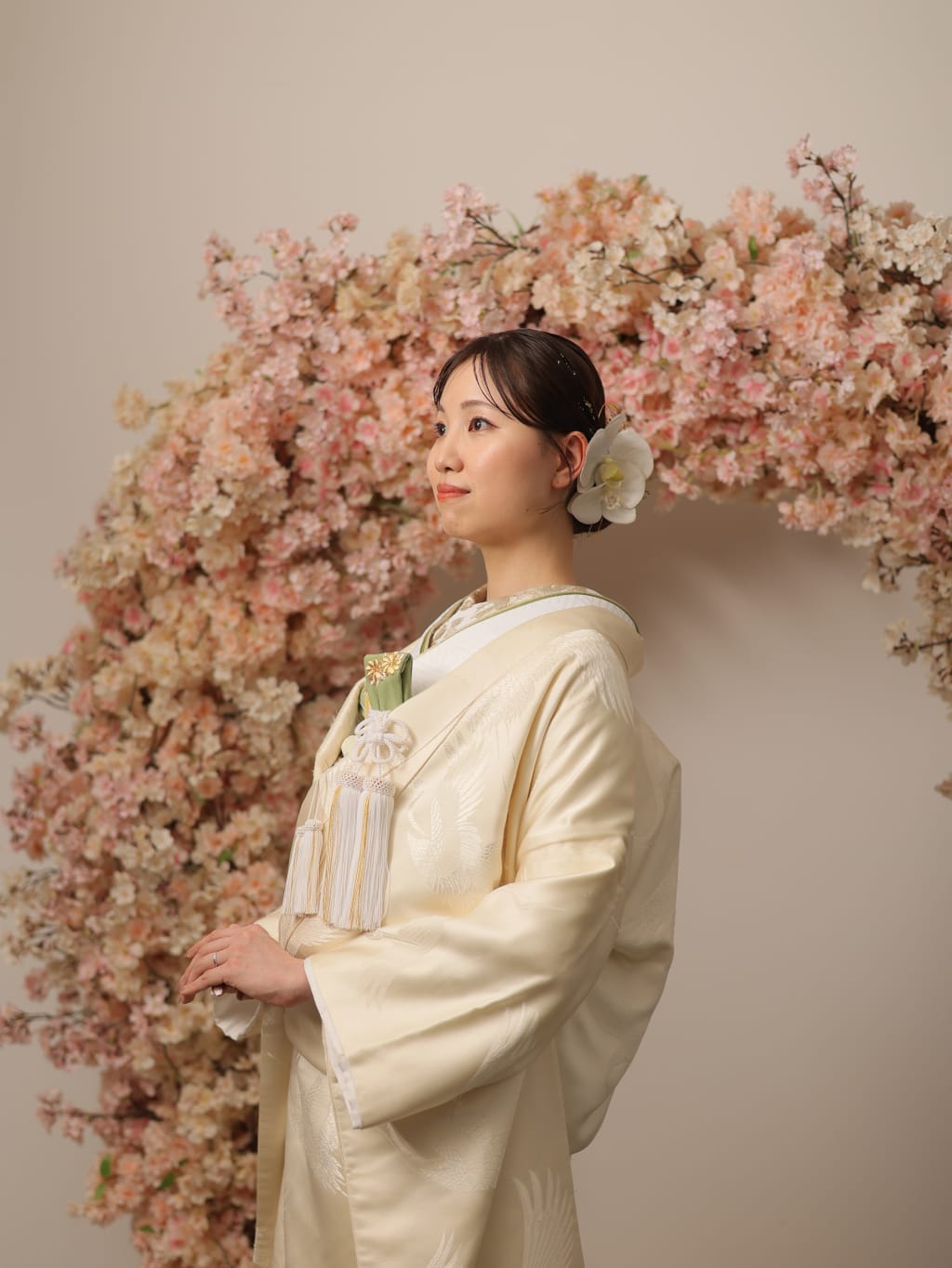 つるっとシニヨン | デコルテフォトグラフィー | 前撮り・フォトウェディング