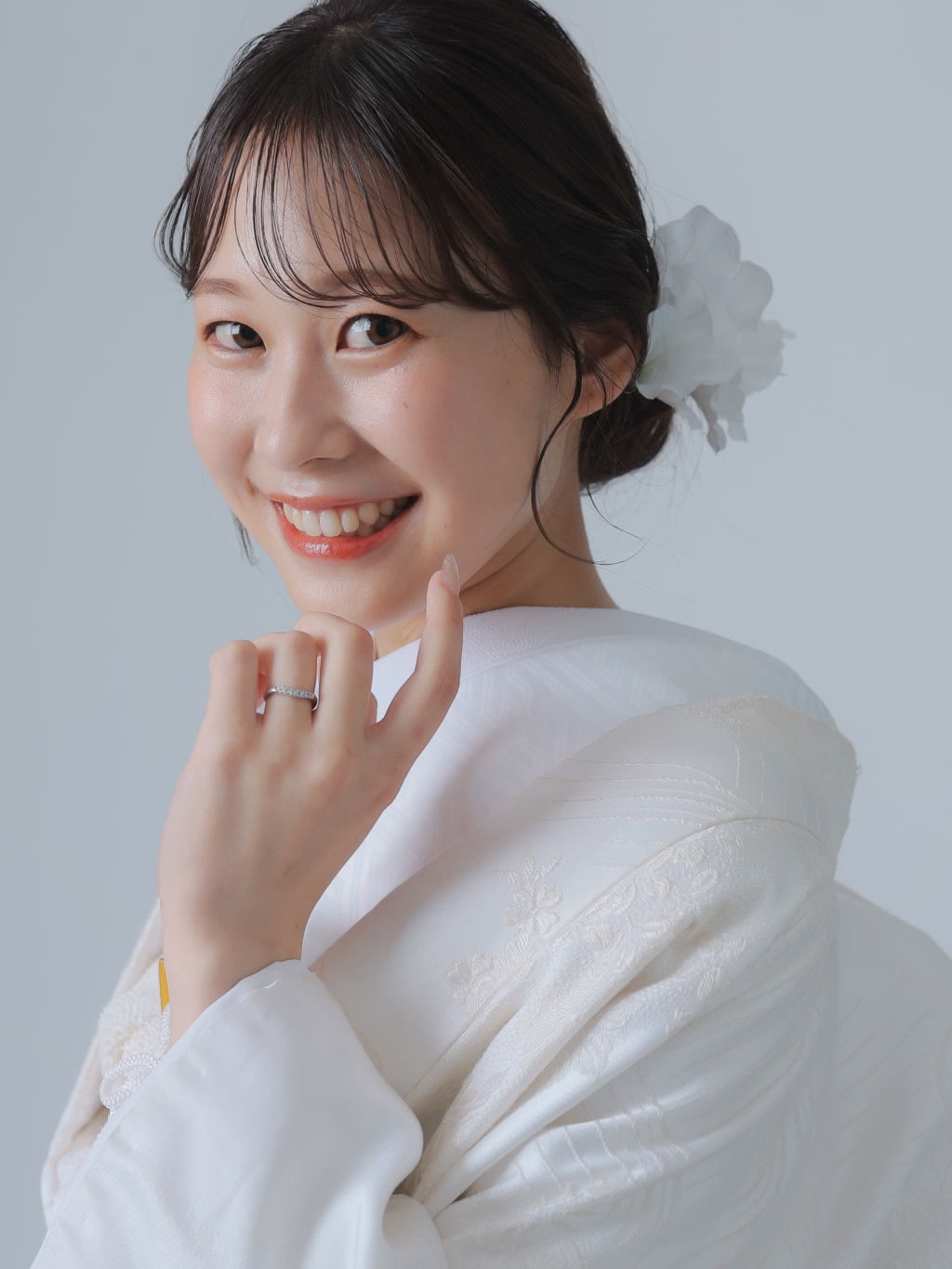 綺麗め和装シニヨン | デコルテフォトグラフィー | 前撮り・フォトウェディング