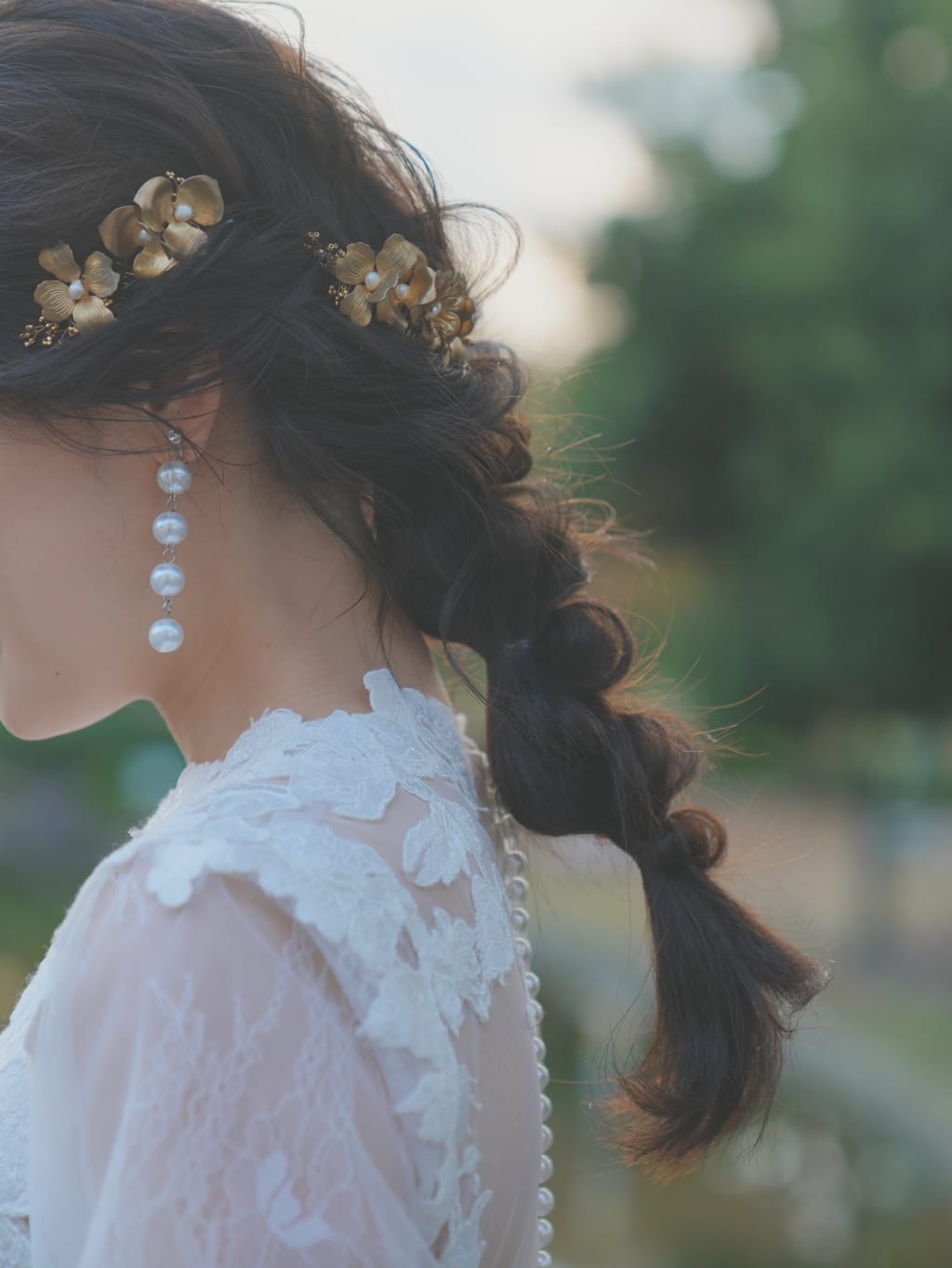 ゆるふわ編み下ろし🌷 | デコルテフォトグラフィー | 前撮り・フォトウェディング