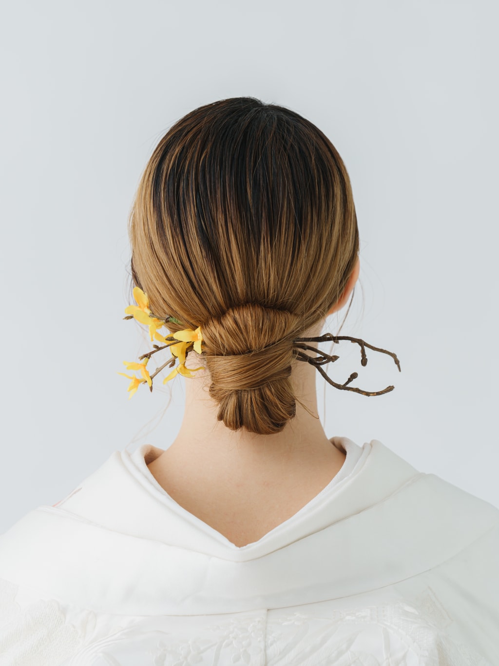 和装ヘアスタイル | デコルテフォトグラフィー | 前撮り・フォトウェディング