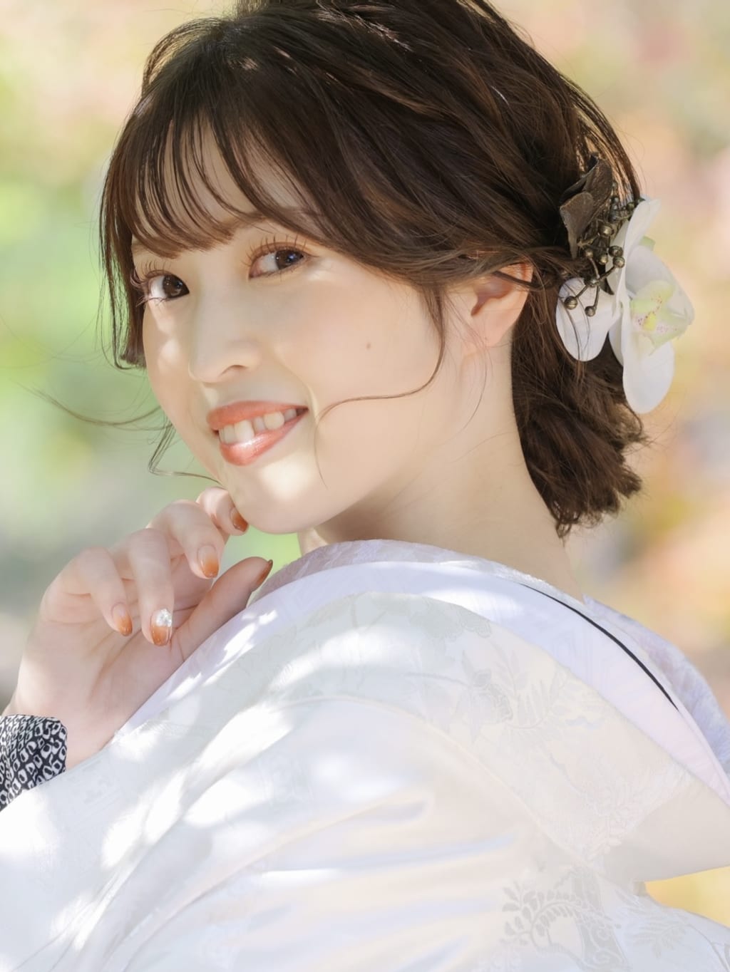 和装ヘアスタイル | デコルテフォトグラフィー | 前撮り・フォトウェディング