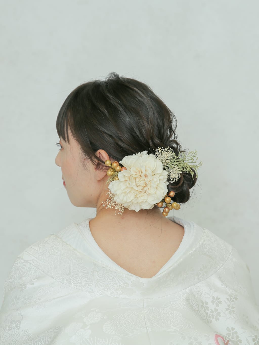 和装ヘアスタイル | デコルテフォトグラフィー | 前撮り・フォトウェディング