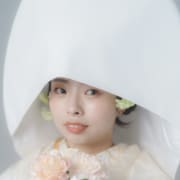洋髪綿帽子×ヘアアレンジ