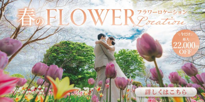 春の花ロケ撮影、予約開始！