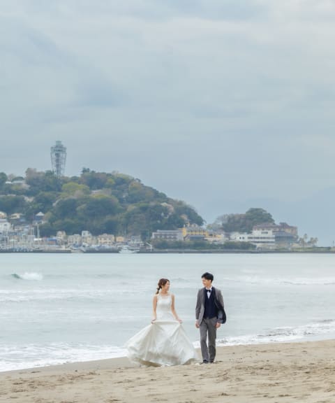 フォトウェディング・前撮り・結婚写真の専門スタジオ 【スタジオアクア鎌倉店】