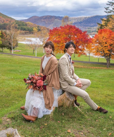 フォトウェディング・前撮り・結婚写真の専門スタジオ 【スタジオSOLA】紅葉