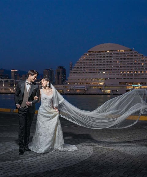 フォトウェディング・前撮り・結婚写真の専門スタジオ 【スタジオTVB 神戸ハーバーランド店】