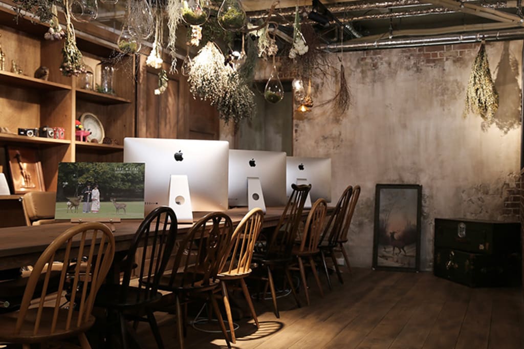 [おうち合わせスペース]シャビーシックなアンティークテイスト