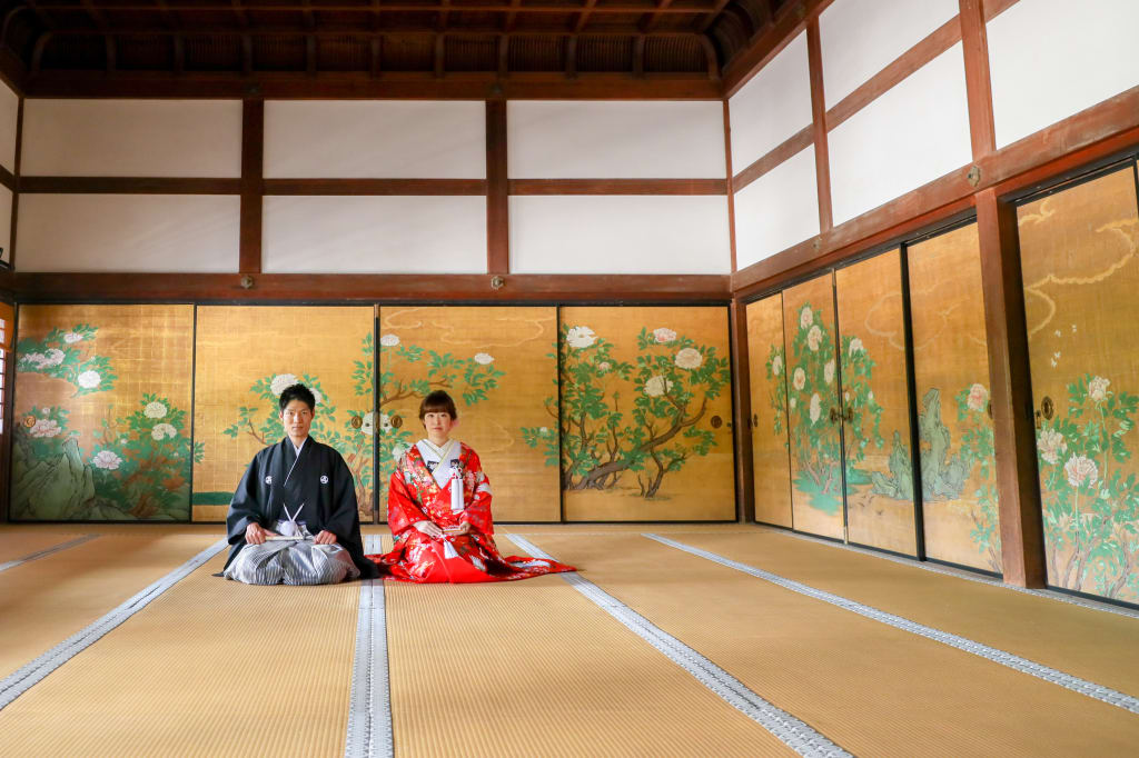 嵯峨大覚寺ロケーションプラン デコルテフォトグラフィー 前撮り フォトウェディング