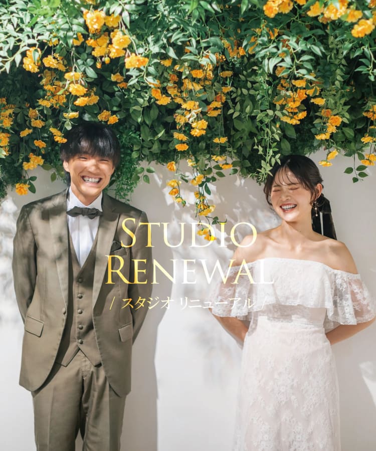 フォトウェディング・前撮り・結婚写真の専門スタジオ 【スタジオTVB なんばパークス店】