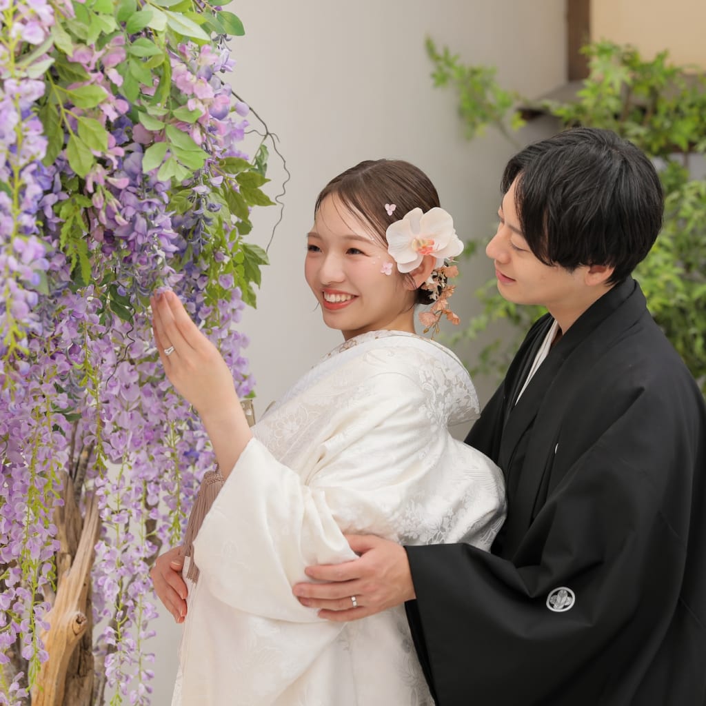 冬でも暖かい屋内庭園撮影