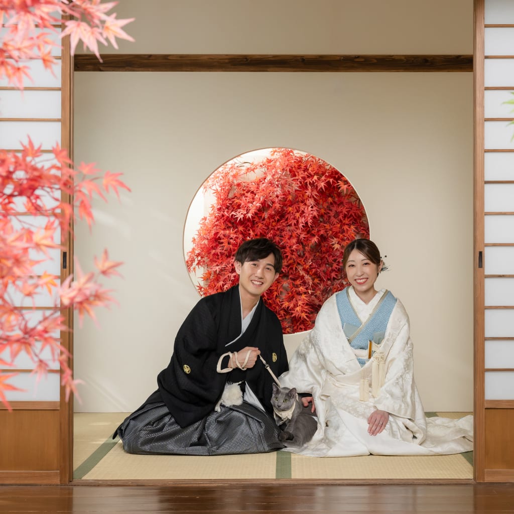 【スタジオAQUA】柔らかな光に囲まれた和装撮影🐈‍⬛