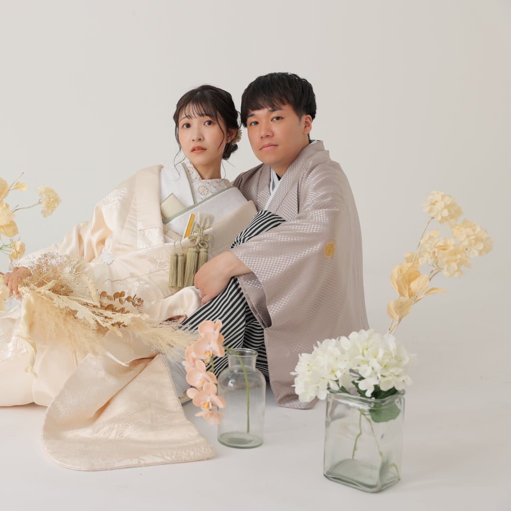 お二人らしさを引き出す【和装スタジオプラン】