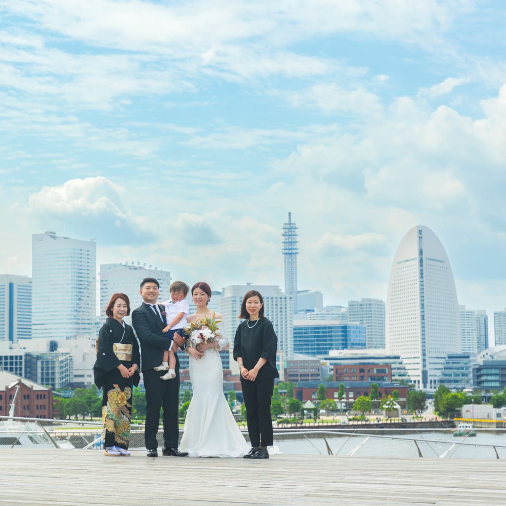 家族と楽しみながら撮影！