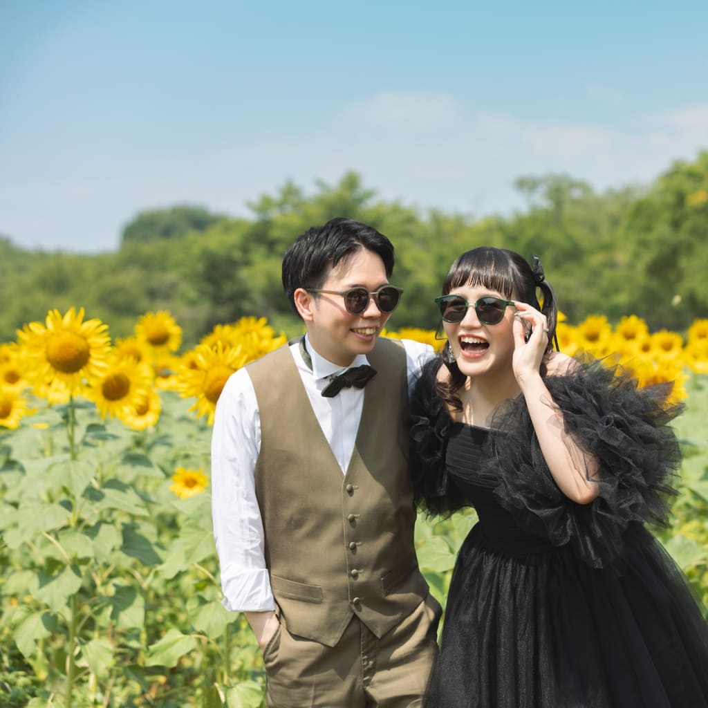 夏が来た！青空の下でひまわり撮影🌻