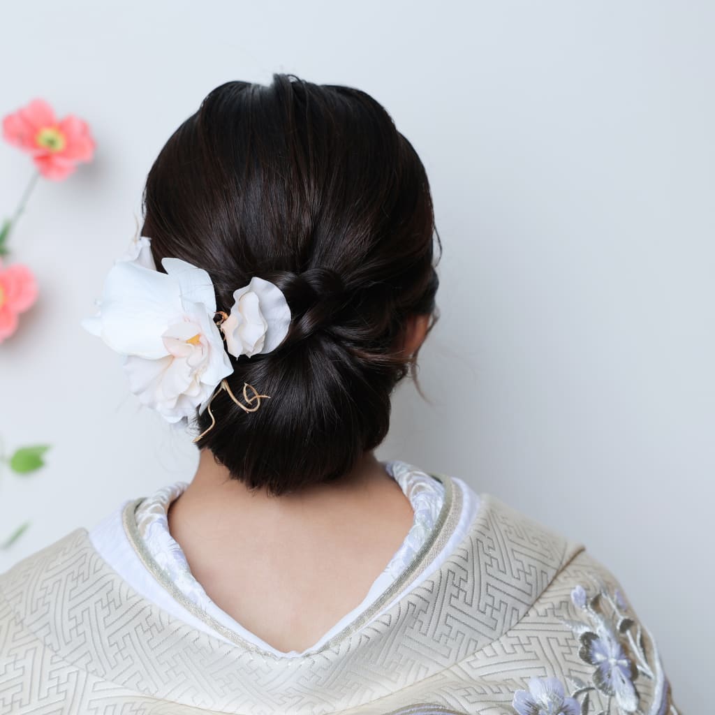和装洋装ヘアチェンジ