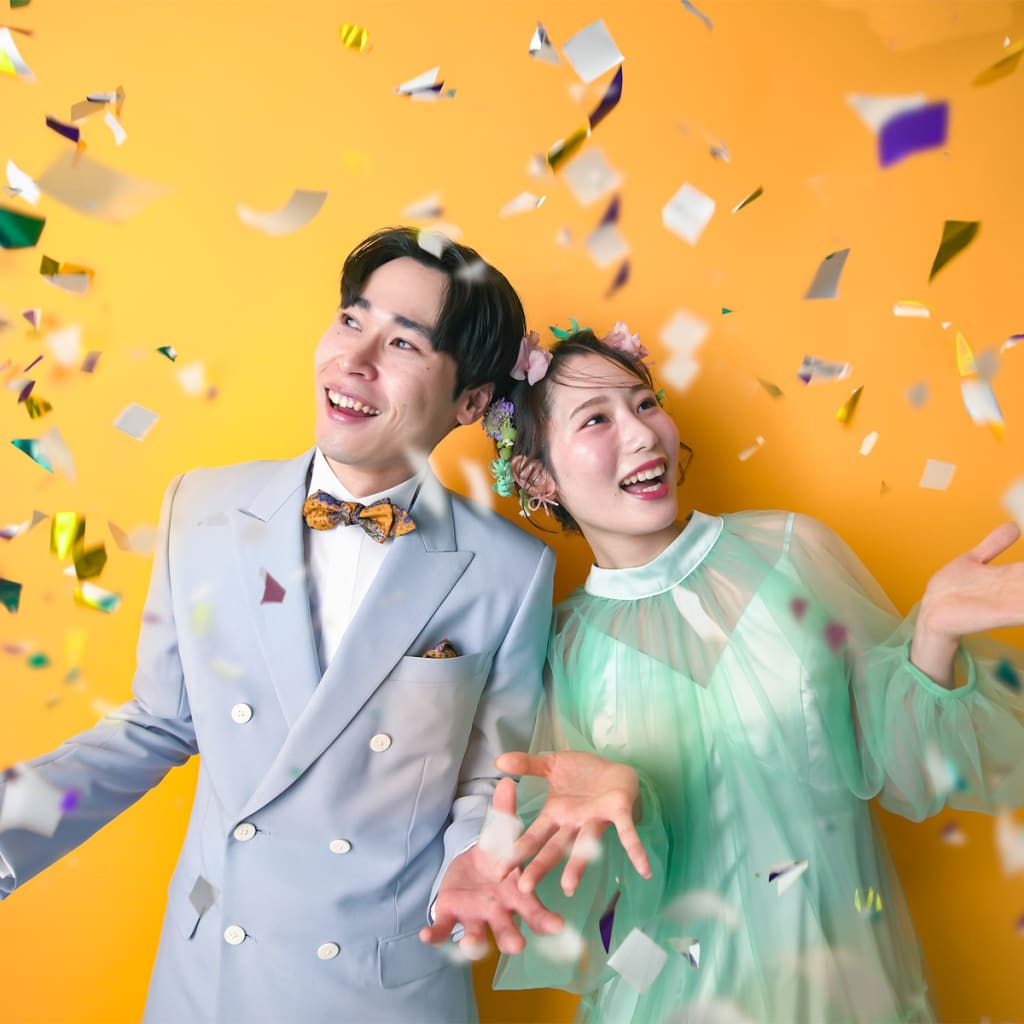 カラー×カラーでウェディングフォトをふたりらしく彩る新プランが登場！