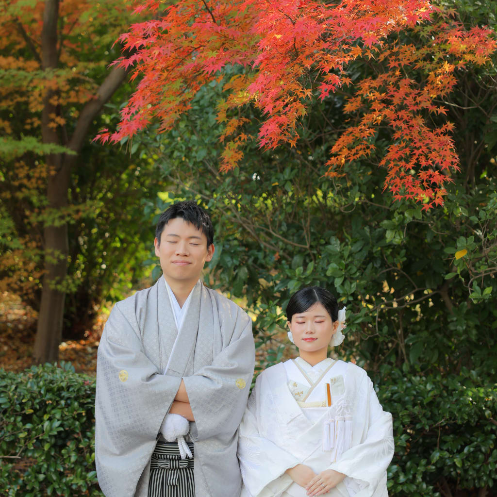 鶴舞公園の紅葉フォト