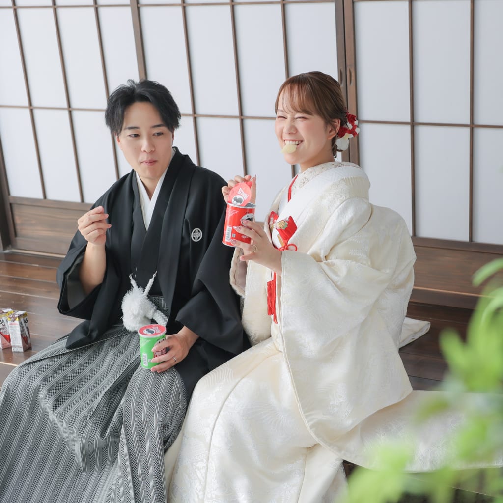 おふたりらしさ全開！屋内庭園スタジオ