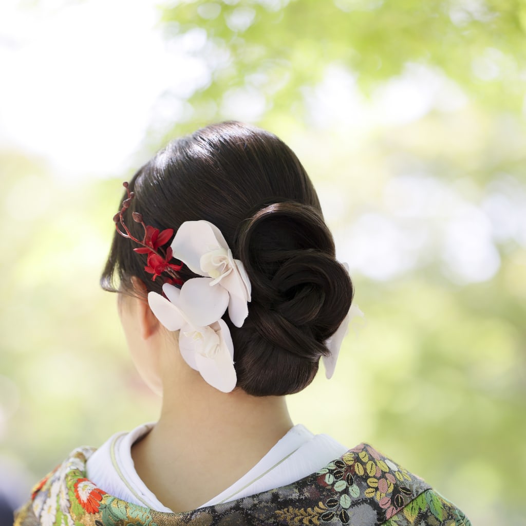 綺麗め和装ヘアスタイル