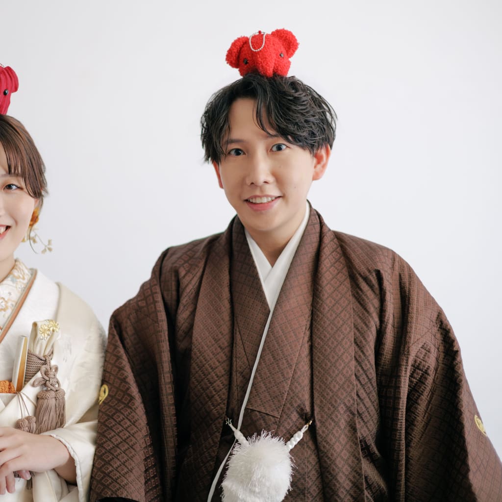 アイテムと一緒にお二人らしく！