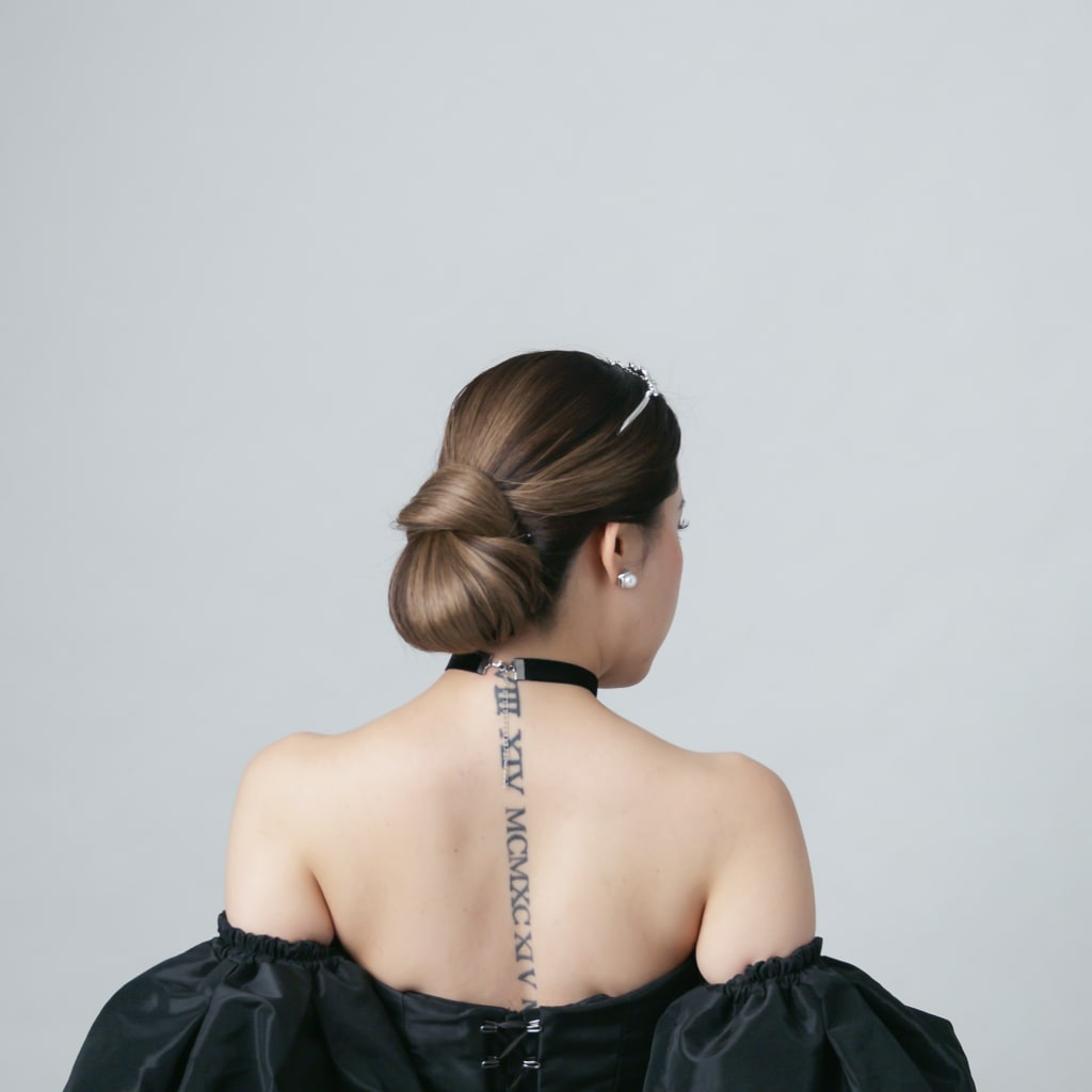 洋装ヘアスタイル